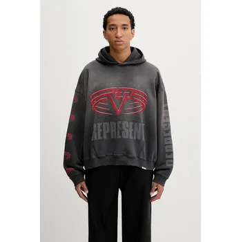 Pánská mikina Oboustranná bavlněná mikina Represent Reversible Living Legacy Falcon, L, šedá, 90X