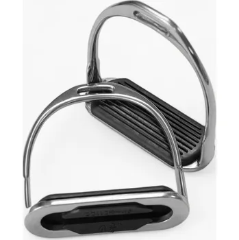 Vybavení pro koně FOUGANZA Nerezové třmeny pro děti a dospělé 120 MM