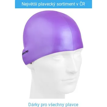 Plavecká čepice Mad Wave Neon Swim Cap Fialová