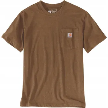 Pánské tričko Tričko s krátkým rukávem Carhartt K87 T-Shirt XL oiled walnut heather