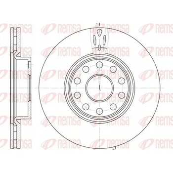 Brzdový kotouč Remsa 6478.10 Brzdový kotouč