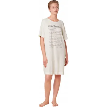 Dámské noční prádlo Noční košile Triumph NDK SSL 10 CO/MD s krátkým rukávem, velikost M