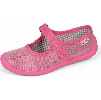 Dívčí bačkory Papuče s vložkou, růžové, Nazo, velikost 26