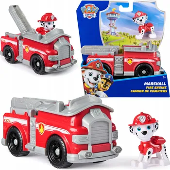autíčko Tlapková patrola Vozidlo s figurkou Marshall – Hasičské auto 6052310