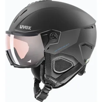 Cyklistická přilba Přilba UVEX WANTED VISOR PRO V Black Matt, 54-58 cm