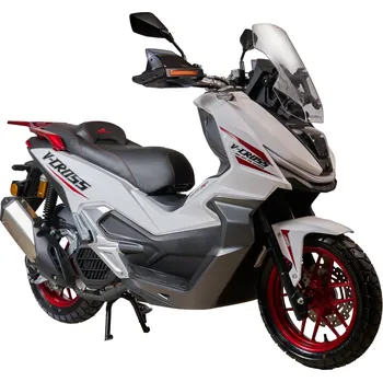 malá motorka Kentoya Skútr V-Cross 125 4T - bílá