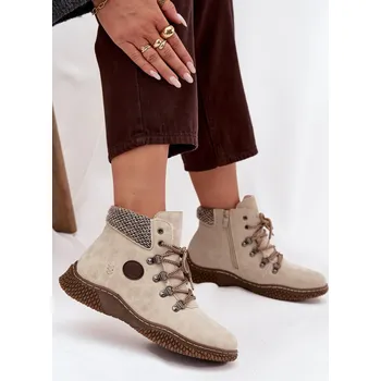 Dámská zimní obuv Zateplené dámské trapery Zenaya – světle béžové Velikost: 37