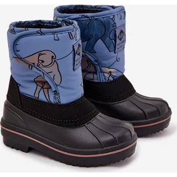 Dívčí obuv Dětské sněhule na suchý zip Lee Cooper – modré Velikost: 30