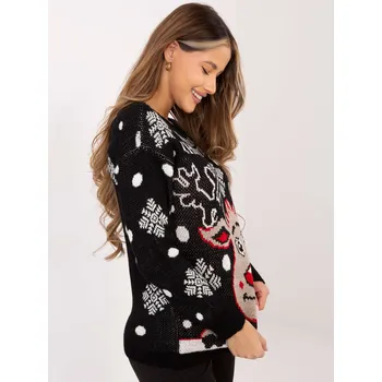 Dámský svetr Jumper MI SW 19137.52 černý jedna velikost