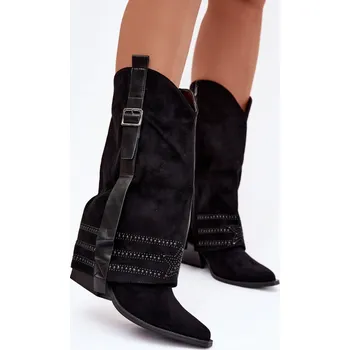 Dámské kozačky Kozačky na podpatku model 221907 Step in style 39