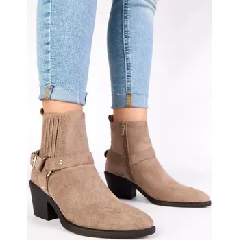 Dámská zimní obuv Boty na podpatku model 222049 Solea 38