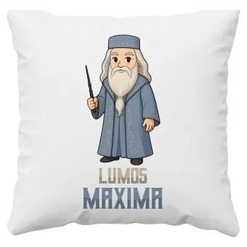 Žertovný předmět Lumos Maxima - Albus Dumbledore - polštář s potiskem pro fanoušky série Harry Potter- Tričkový.cz