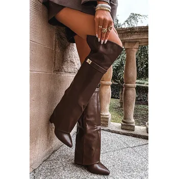 Dámské kozačky Kozačky na podpatku model 221161 Step in style 39