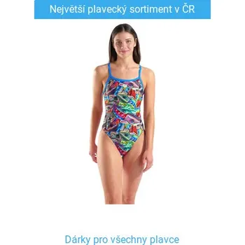 Dámské plavky Arena Performance Iguanas Challenge Back 3XS - UK26