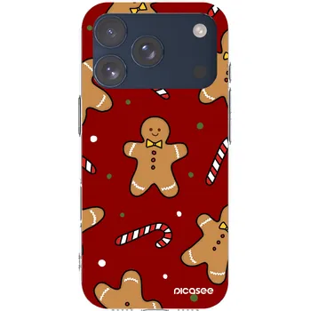 Pouzdro na mobilní telefon Picasee silikonový průhledný obal pro Apple iPhone 17 Pro - Gingerbread 2