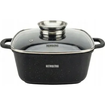 Hrnec Hrnec 24 cm 4,5 L – čtvercový, mramorový povrch, nepřilnavý