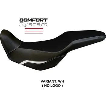 Moto sedlo TPZ Italia Potah sedla Honda NX 500 (24-25) model Encs Comfort potah sedla: bez loga WH (white)