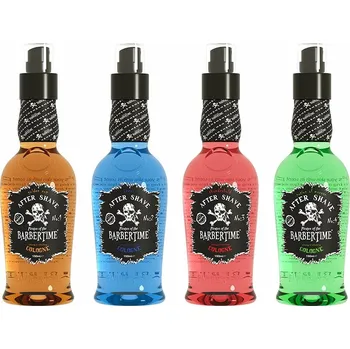 Péče o vousy Výhodná sada vod po holení BARBERTIME After shave colognes 4 x 150 ml