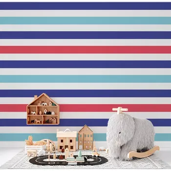 Tapeta Sablio Tapeta Barevné veselé pruhy - 125x75 cm