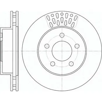 Brzdový kotouč BRZDOVÝ KOTOUČ 6895.10 REMSA