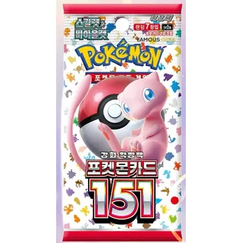 Karetní hra Pokémon TCG: Scarlet & Violet - 151 - Booster Pack (KR)