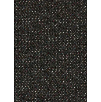 Koberec Breno Metrážový koberec VIRTUOSE 78 černý s jemným barevným melírem, šíře 400 cm