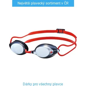 Plavecké brýle Plavecké brýle Swans SRX-M PAF Mirror Červeno/stříbrná