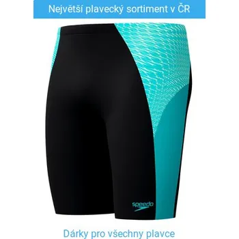 Pánské plavky Speedo Max Splice Mid Jammer Turquoise/Black L - UK36