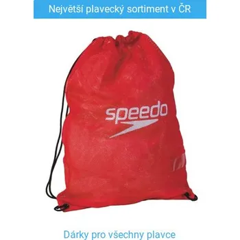 Sportovní vak Vak na plavecké pomůcky Speedo Mesh Bag Červená