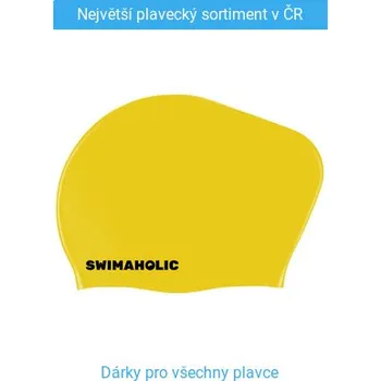 Plavecká čepice Plavecká čepice na dlouhé vlasy Swimaholic Long Hair Cap Žlutá
