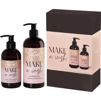 Mýdlo ON LINE Sada Make a wish Alomond Mýdlo na tělo + Sprchový gel