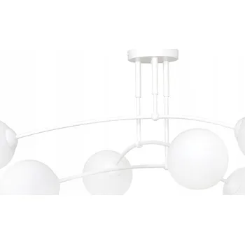 Emibig PREGOS 6 WHITE Stropní Svítidlo / stropní svítidlo Ocel lakovaná sklo Bílá 10