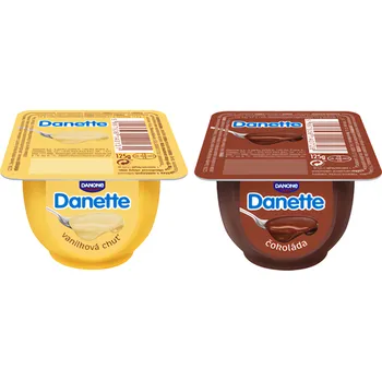 Čokoláda Danette Pudding mix vanilka/čokoláda 125g