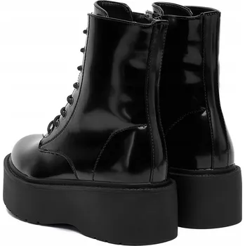 Dámské kozačky Deezee dámské černé kozačky 12663-4