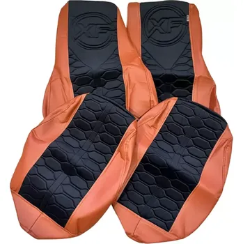 Ochranný autopotah Potahy sedadla DAF XG, XG+ a XF - Hnědá/černá