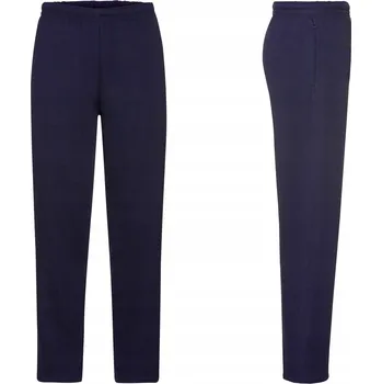 Fruit of the Loom pánské tepláky Open hem Jog Pants modré velikost XL