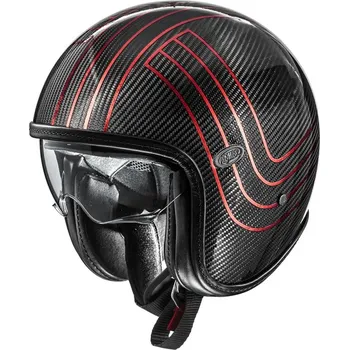 Helma na motorku Otevřená helma PREMIER VINTAGE PLATINUM EDITION CARBON Velikost: Velikost: S (55-56 cm)