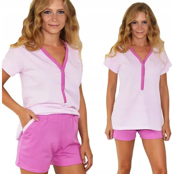 Dámské pyžamo Born2rest dámské pyžamo bavlna růžové, velikost S