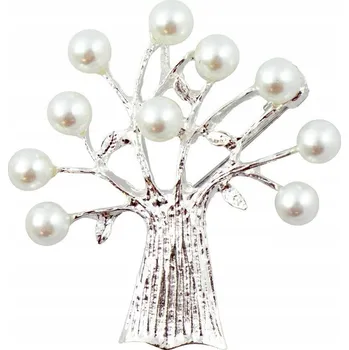 Brož Brož Ozdobná 50mm ZB-341, barva nikl