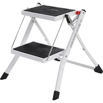 Schůdek Rozkládací schůdky PINO bílé