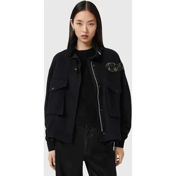 Bavlněná bunda AllSaints W151JD černá 99X, vel. S