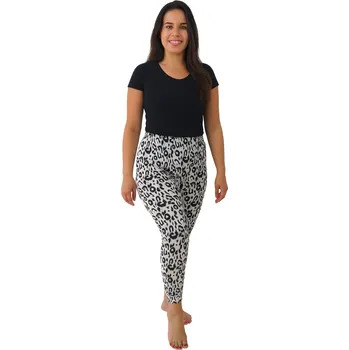 Dámské legíny NOVINKA- Dámské dlouhé legíny 96434zvířecí vzor- 2