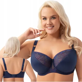 Podprsenka GORSENIA Podprsenka měkká pohodlná Astrid 970, tmavě modrá, velikost 75K