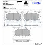 Sada brzdových destiček, parkovací brzda DELPHI LP1782