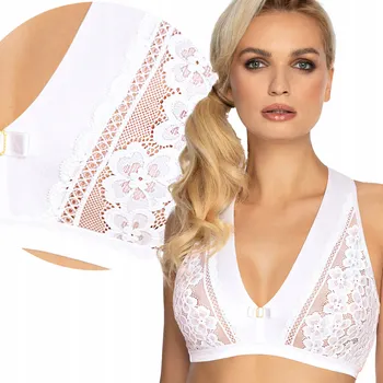 Podprsenka Róża podprsenka měkká, bílá, velikost 40