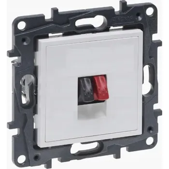 Rozvaděč LEGRAND Zásuvka NILOE STEP 863185 reproduktorová jednoduchá bílá 863185