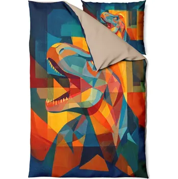 Bavlněné povlečení premium satén dinosaurus Denis