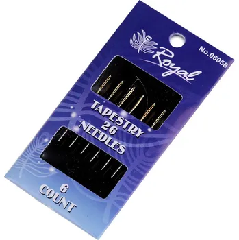 Jehly ruční, zlatá ucha - Tapestry, Darners, střední, 5 (26) Tapestry nikl