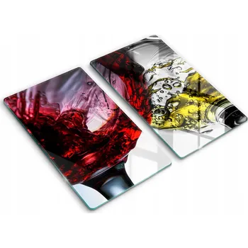 Kuchyňské prkénko Krájecí deska Wallfluent sklo 2 ks