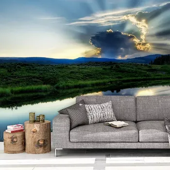 Tapeta Sablio Tapeta Mrak nad řekou - 125x75 cm